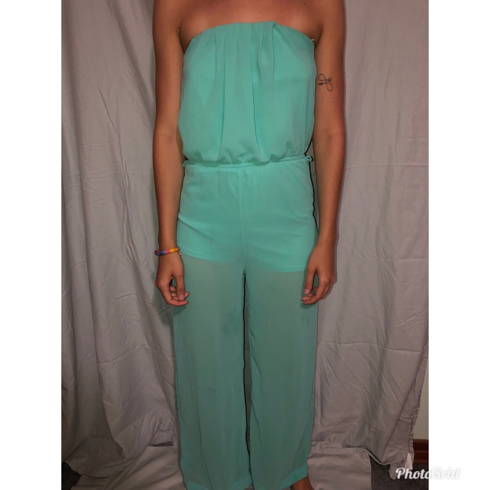 Turquoise jumpsuit
